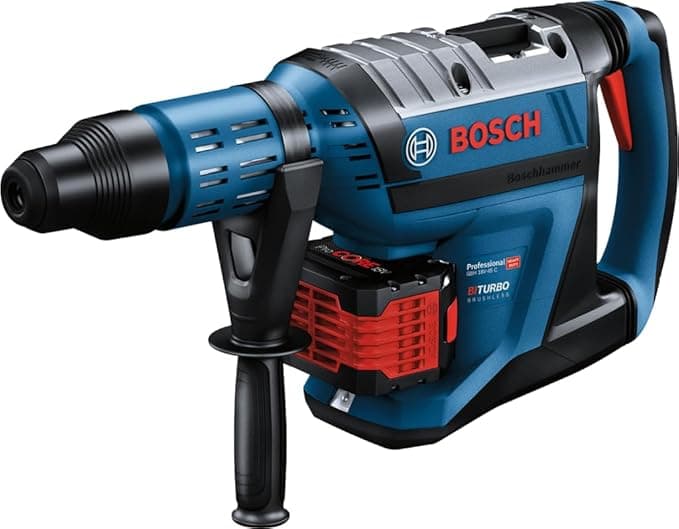 Bosch Professional GBH 18V-45 C Akülü Kırıcı Delici (18 Volt, SOLO, 12,5 J, Betonda Delme Çapı: 45 mm, Plastik Çanta)