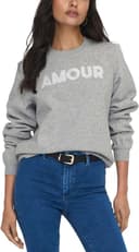 ONLY ONLANA L/S EMBROIDERY O-NECK BOX SWT Sweatshirt Kadın