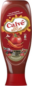 Calve Ketçap Acılı Tam Mevsiminde Toplanan Domatesler Hafif Orta Acı 610 g