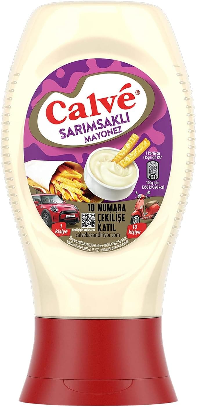Calve Mayonez Sarımsaklı 245 g