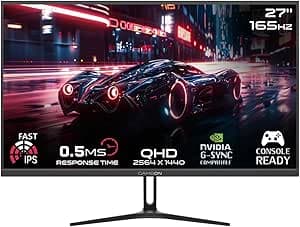 GAMEON GOAE27QHD165IPS Pro 27" QHD, 165Hz, MPRT 0.5ms, PS5 Destekli, Hızlı IPS Siyah Oyuncu Monitörü