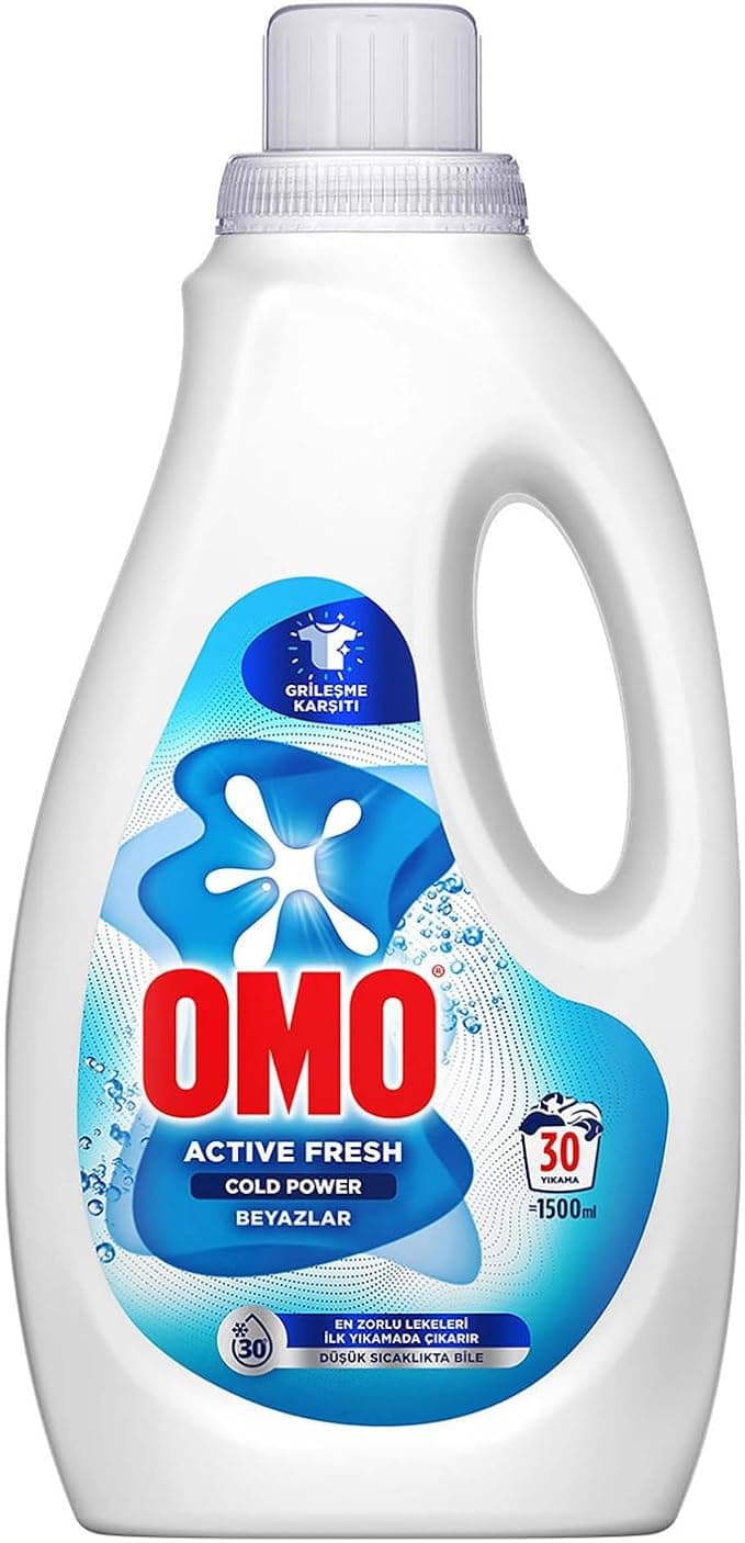OMO Active Fresh Cold Power Beyazlar İçin Sıvı Deterjan 1500 ml