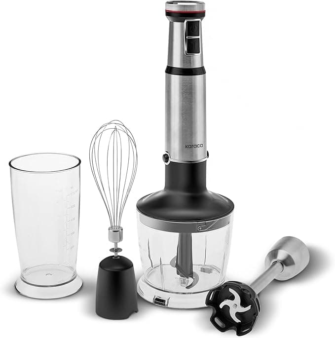 Karaca Inox Quick Mix Hız Ayarlı 1300W El Blender Set - 9637B