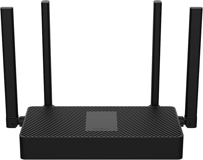 HUAWEI WiFi AX3S, Wi-Fi 6 AX3000 Gigabit Çift Bant Kablosuz Yönlendirici, 4 Adet Otomatik Uyarlanan WAN/LAN GE Portu, Wi-Fi Güçlendirici, HomeSec™ Ağ Güvenliği, Siyah