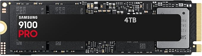 Samsung 9100 PRO NVMe M.2 SSD Veri Depolama Aygıtı, 4 TB
