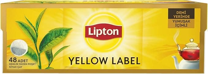 Lipton Yellow Label Demlik Poşet Çay 48'li Paket