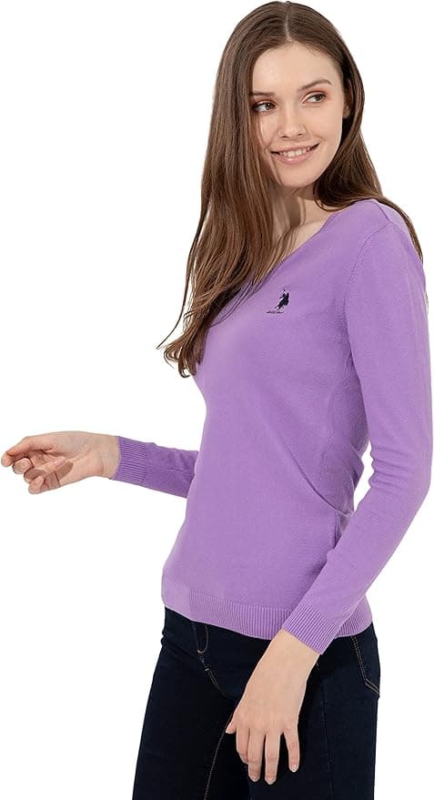 U.S. Polo Assn. Kadın Triko Kazak Basic 50251913 Kazak Kadın