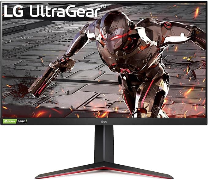 LG UltraGear 32GN55R-B 165 Hz, 1 ms MBR ve NVIDIA G-SYNC Uyumlu 31,5 inç Full HD Oyun Monitörü