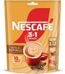 Nescafé 3'ü 1 Arada Sütlü Köpüklü Çözünebilir Kahve Karışımı 10'lu, 17,4 g