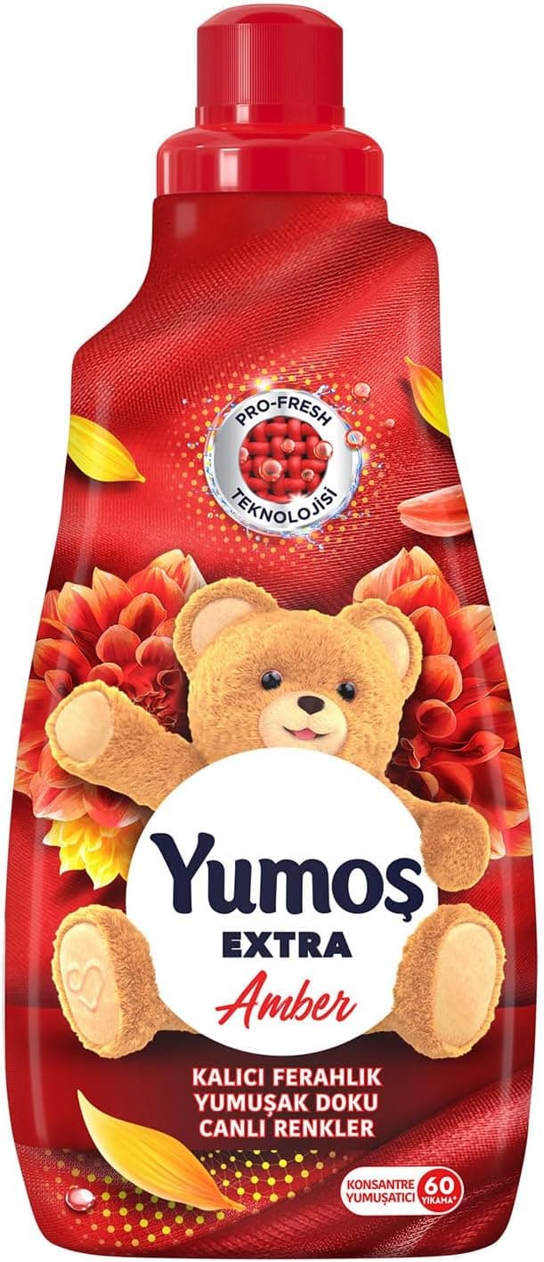 Yumoş Extra Konsantre Çamaşır Yumuşatıcısı Amber 1440 ml