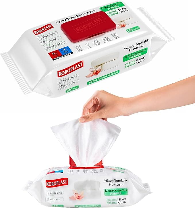 Koroplast Çok Amaçlı 100lü Islak Havlu