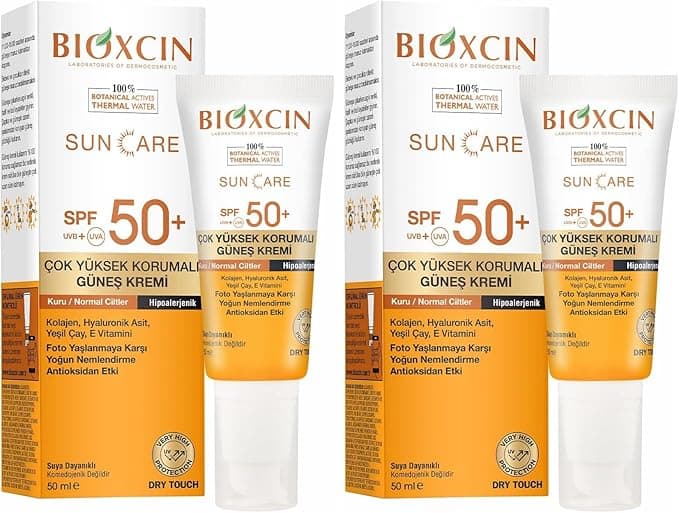 Bioxcin Sun Care Çok Yüksek Korumalı Kuru Ciltler Için Güneş Kremi Spf 50+ (2 paketi)