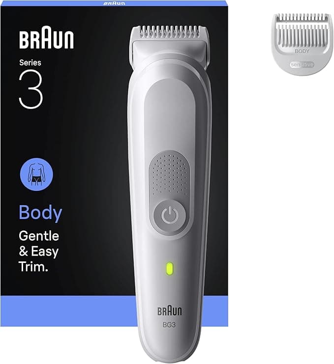 Braun Vücut Tıraş Makinesi Series 3, +2 Aksesuar, Su Geçirmez, BG3500