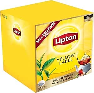 Lipton Yellow Label 500'lü Demlik Poşet Çay