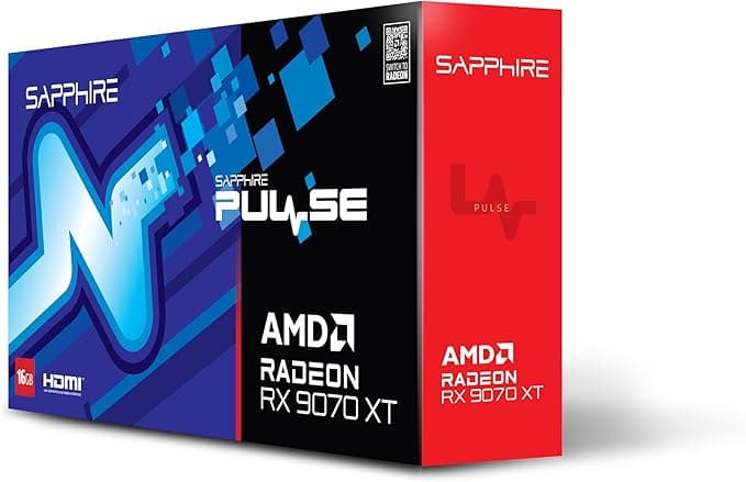 SAPPHIRE PULSE AMD RADEON™ RX 9070 XT GAMING 16GB DUAL HDMI/DUAL DP GPU Ekran Kartı