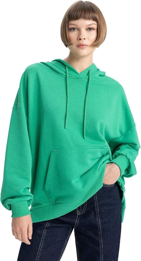 DeFacto B7834ax Polo süveter Kadın