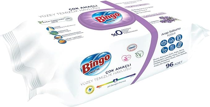 Bingo Yüzey Havlusu Lavanta 96'lı