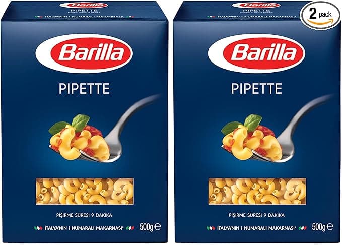 Barilla Pipette (Bukle) Makarna 500 Gr 2li paket