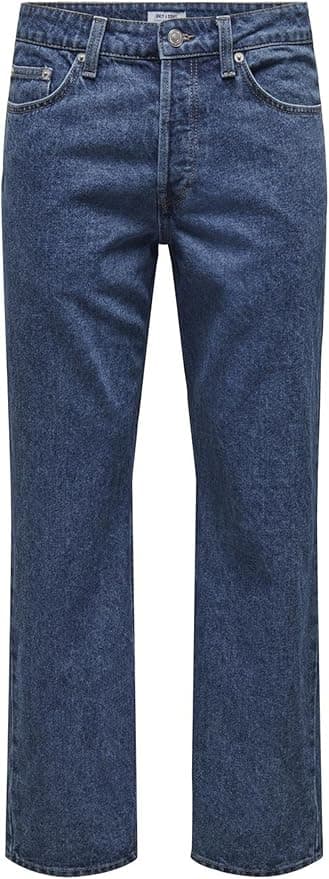 Only & Sons ONSEDGE STRAIGHT ONE MBD 8003 PIM DNM VD Pantolon Erkek