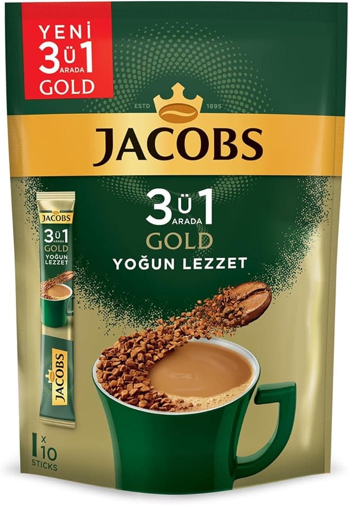 Jacobs 3ü1 Arada Yoğun 10'Lu Paket