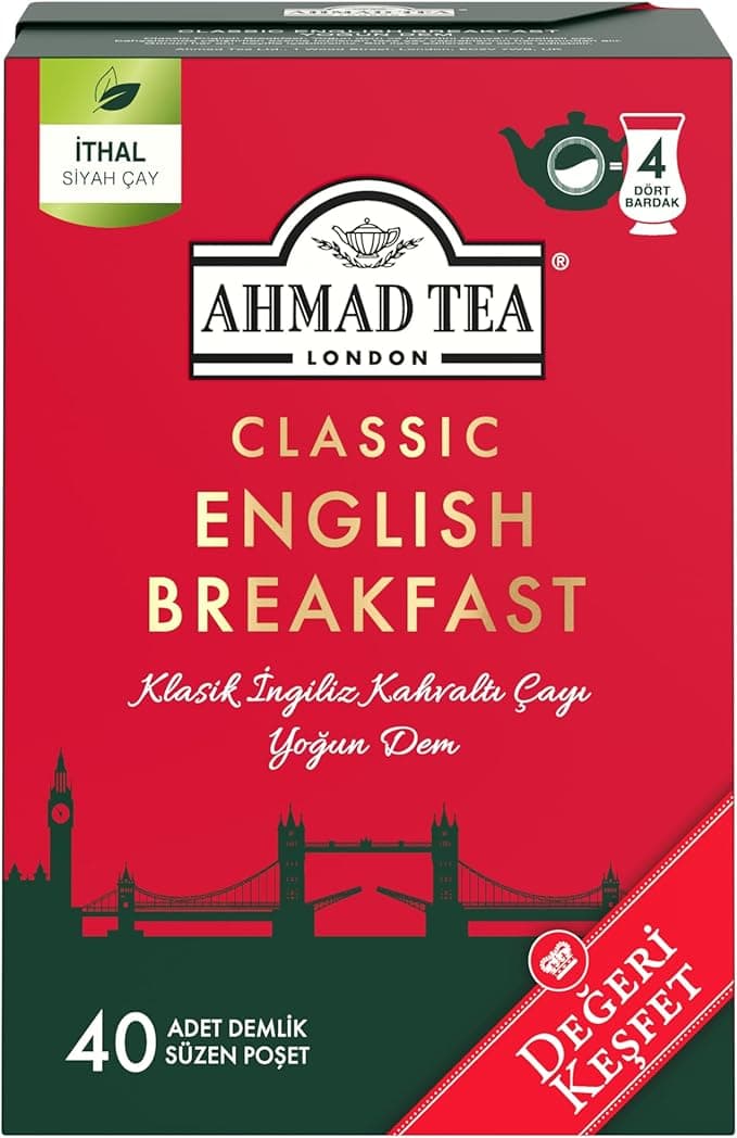 AHMAD TEA CLASSIC ENGLISH BREAKFAST 40 x 2gr