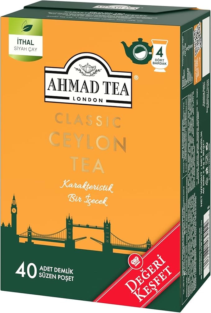 AHMAD TEA CLASSIC CEYLON 40x2gr DEMLİK POŞET ÇAY