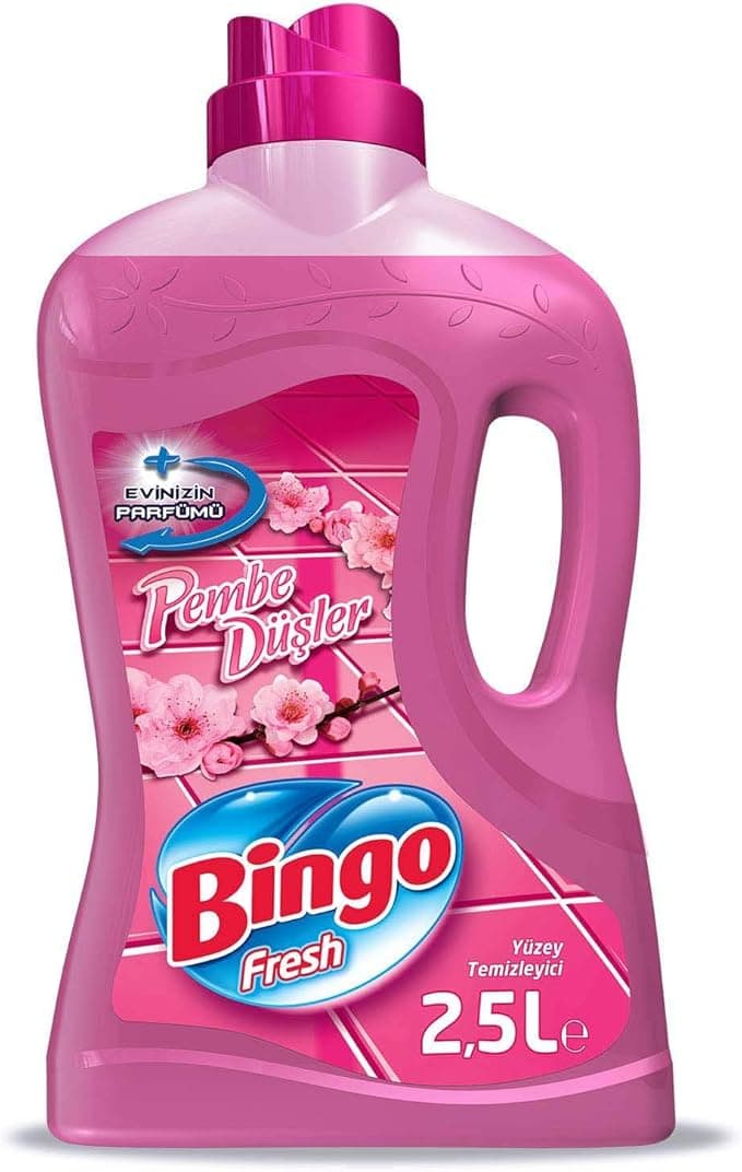 Bingo Fresh Pembe Düşler Yüzey Temizleyici (1 x 2500 mL)