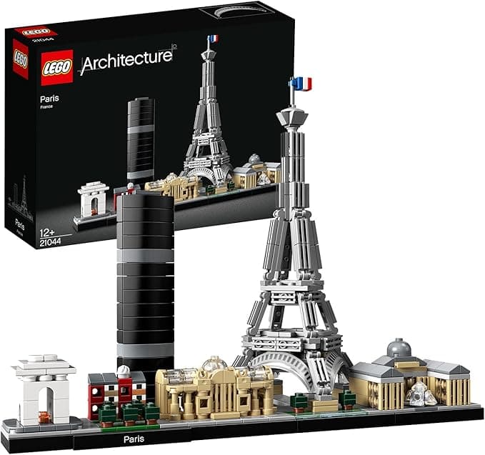 LEGO Architecture Şehir Yapıları Koleksiyonu Paris 21044- Seyahat, Mimari ve Tarih Meraklısı Yetişkinler için Koleksiyonluk Sergilenebilir Yapım Seti (694 Parça)