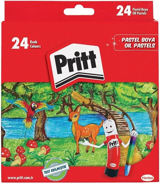 Pritt 24'lü Pastel Boya - Karton Kutu