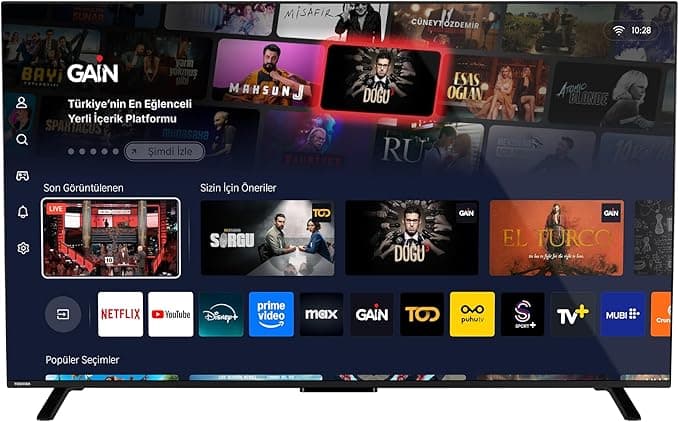 Toshiba VIDAA 65QV2363DT 65" 164 Ekran 4K Ultra HD QLED Smart TV