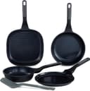 Berghoff LEO STONE Yapışmaz Alüminyum Döküm 4'lü Kızartma Tavası Seti