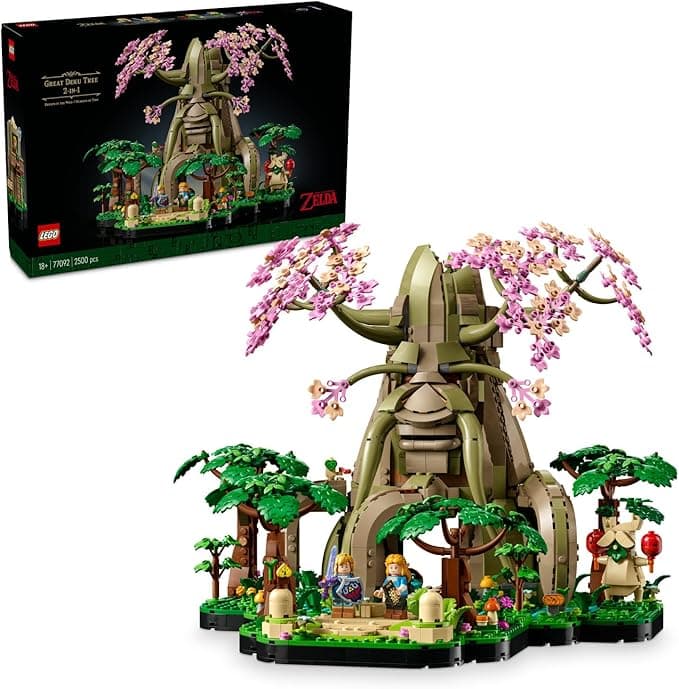 LEGO The Legend of Zelda Great Deku Tree 2 v 1 Arada 77092 - Yetişkinler İçin Yapım Seti, Özel Günler için Eğlenceli Bir Hediye Seçeneği (2500 Parça)
