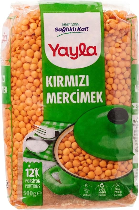 yayla Kırmızı Mercimek, 500 gr