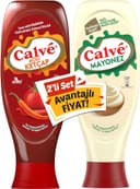 Calve Acılı Ketçap+Yağı Azaltılmış Mayonez 2'li Set 1150 g
