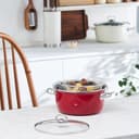 Karaca Mutfaksever Emaye Kızartma Tenceresi, Kırmızı