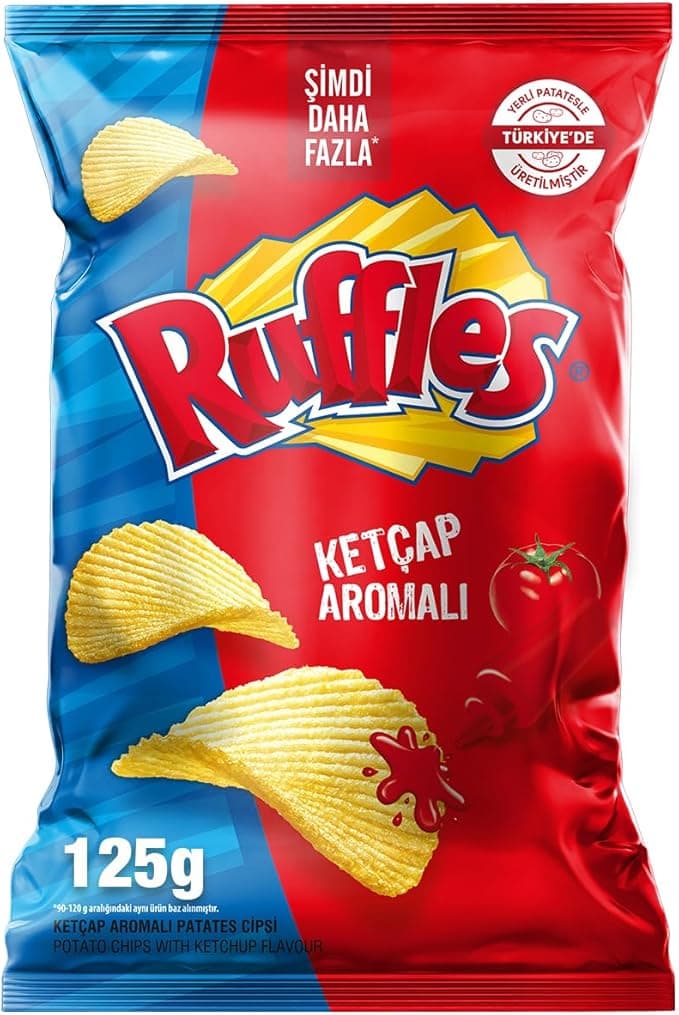 Ruffles Ketçap Aromalı Patates Cipsi Süper Boy