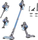 Greenote GSC50 Şarjlı Dikey Süpürge, 23000Pa Güçlü Emişli Hafif Çubuk Elektrikli Süpürge 30 dakika Uzun Çalışma Süresi, Çıkarılabilir Pil, El Araba Sert Zemin Halı Evcil Hayvan Kılı için El Süpürgesi