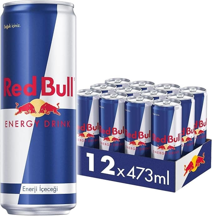 Red Bull Enerji İçeceği 473 ml (12'li Paket, 12 x 473 ml)