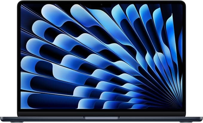 Apple 2025 M4 çipli 13 inç MacBook Air Laptop: 13.6 inç Liquid Retina Ekran, 24GB Birleşik Bellek, 512 GB SSD Depolama, 12MP Center Stage Kamera, Touch ID; Gece Yarısı