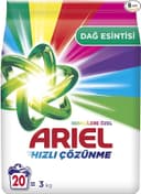 Ariel Dağ Esintisi Renklilere Özel 3 kg Hızlı Çözünme Toz Çamaşır Deterjanı