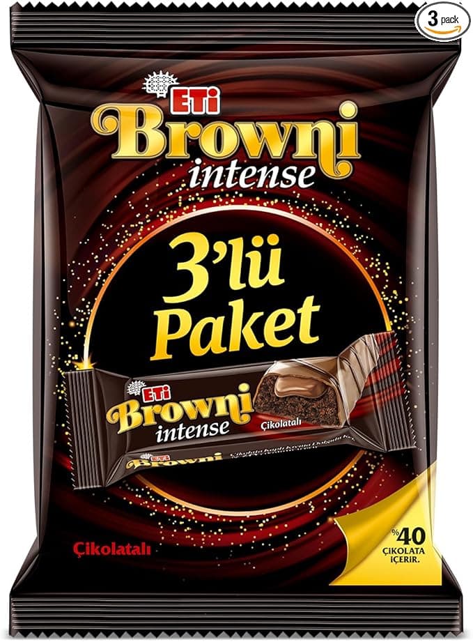 Eti Browni Intense Çikolatalı Kek (3 x 50 g)