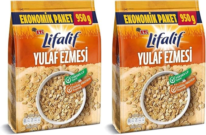 Eti Lifalif Yulaf Ezmesi 950 g 2li paket