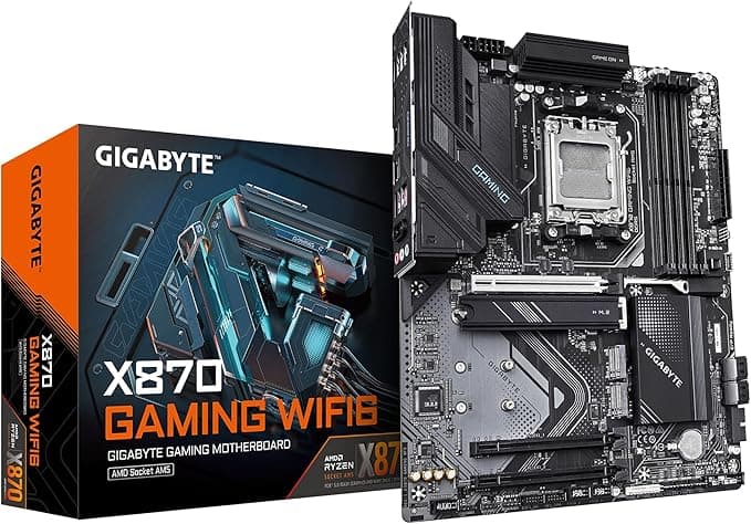 GIGABYTE ANAKART AMD AM5 ATX X870 GAMING WIFI6