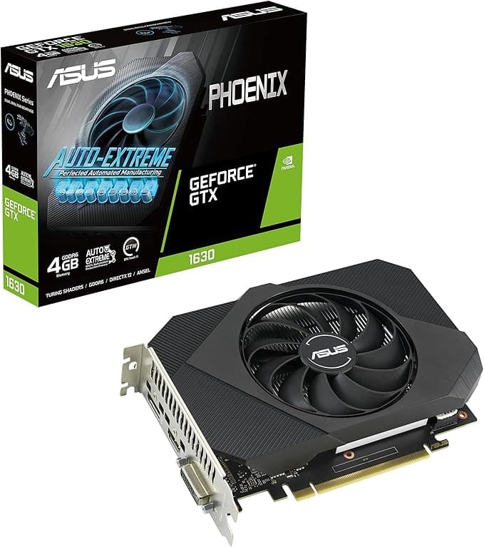 Asus Phoenix GeForce GTX 1630 PH-GTX1630-4G 4GB GDDR6 64Bit DX12 Gaming (Oyuncu) Ekran Kartı