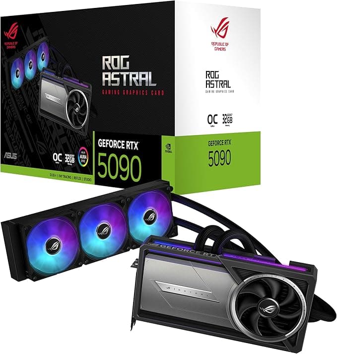 ASUS ROG, ASTRAL, LC RTX5090, O32G, Gaming, NVIDIA, GeForce RTX 5090, 32GB GDDR7, 512bit, OC, 2xHDMI, 3xDP, RGB, DLSS4 Ekran Kartı