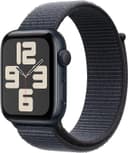 Apple Watch SE (2. nesil) GPS 40 mm Gece Yarısı Kasa Akıllı Saat ve Mürekkep Moru Spor Loop - Standart. Fitness ve Uyku Takibi, Trafik Kazası Algılama, Kalp Atış Hızı Takibi, Retina Ekran, Karbon Nötr