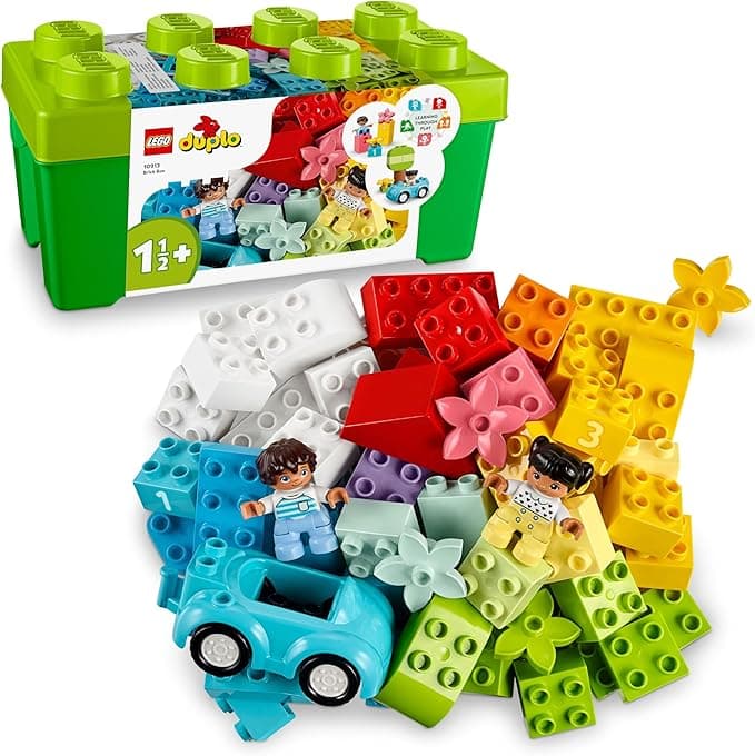 LEGO DUPLO Classic Yapım Parçası Kutusu 10913-18 Ay ve Üzeri Çocuklar için Yaratıcı Oyuncak Yapım Seti (65 Parça)