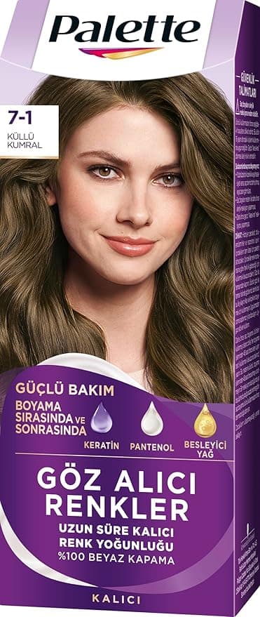 Palette Göz Alıcı Renkler Küllü Kumral 7.1 Saç Boyası