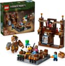 LEGO Minecraft Orman Malikanesi Dövüş Ringi 21272-10 Yaş Üzeri Kız ve Erkek Çocuklar için Tavuk Jokey ve Duruşu Ayarlanabilir Büyük Domuz Minifigürleri İçeren Yaratıcı Oyuncak Yapım Seti (491 Parça)
