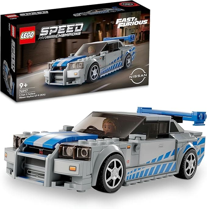 LEGO Speed Champions Daha Hızlı Daha Öfkeli Nissan Skyline GT-R (R34) 76917 (319 Parça)
